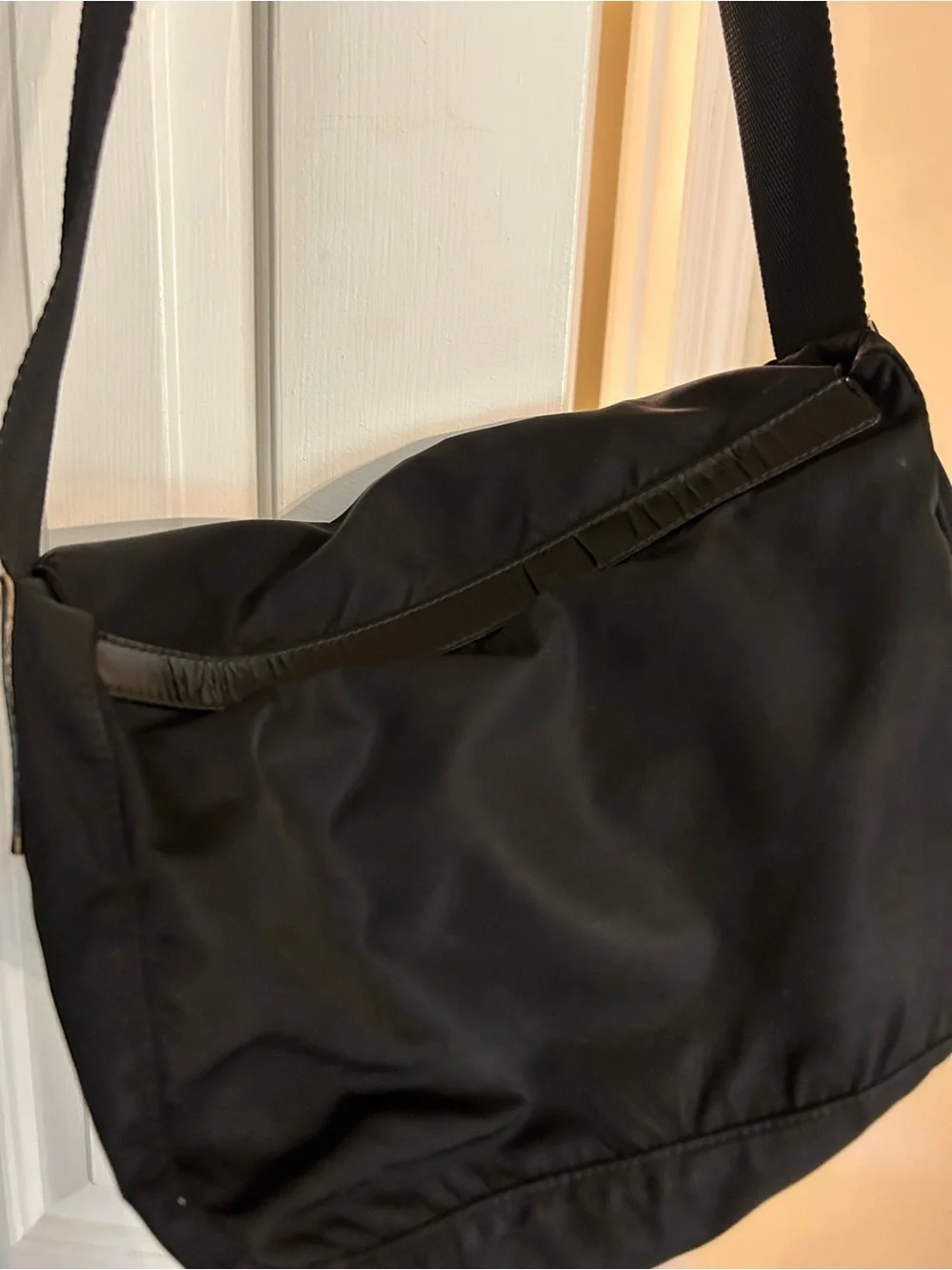 Prada vintage crossbody Nylon Messenger Bag. Well Used. Best offer. M